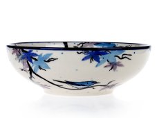 Low Bowl 17 cm (7") Japanese Garden UNIKAT