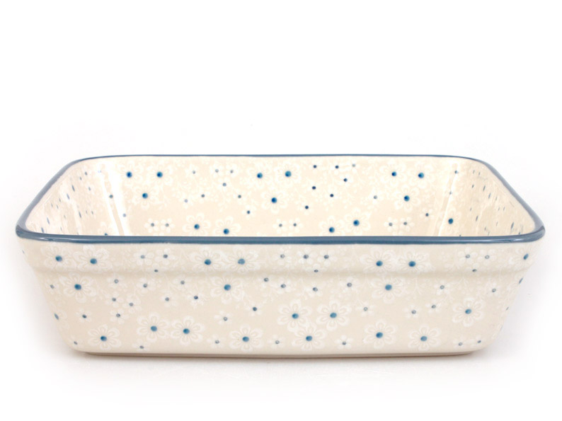 Rectangle Baking Dish 24 cm (10")   Snow Flowers