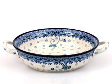 Round Baking Dish 25 cm (10")   Butterfly on Straw