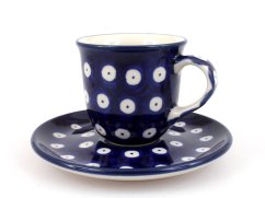 Mocca Cup with Saucer 0,06 l (2 oz)   Fish Eyes