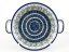 Auflaufform rund mit Henkel 25 cm   Blumengarten