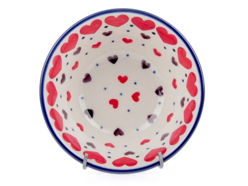 Bowl CLASSIC 10 cm (4")   Red Hearts