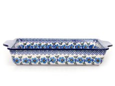 Baking Dish 39 cm (15")   Blue Rose