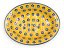 Seifenschale oval 14 cm   Gelb