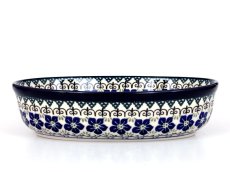 Oval Baking Dish 24 cm (9")   Flax Flower