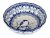 Corrugated Bowl 12 cm (5")   Titmouses in Winter UNIKAT