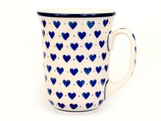 Mug ART 0,5 l (17 oz) Blue Hearts