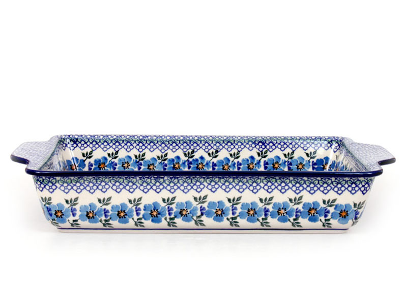 Baking Dish 39 cm (15")   Blue Rose