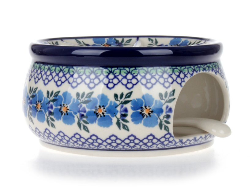 Tea Warmer   Blue Rose