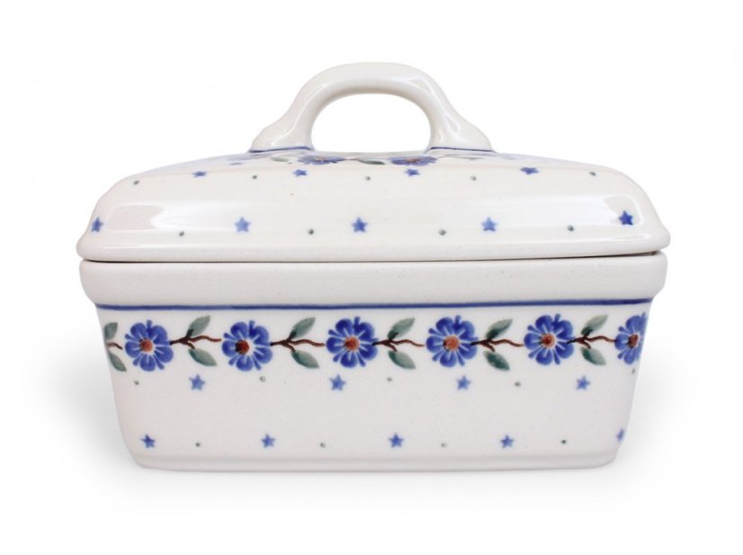 Square Butter Dish   Twilight