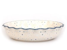 Pie Baking Dish 28 cm (11") Snow Flowers
