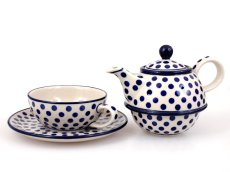 One-cup Teapot 0,6 l+0,25 l   Dots