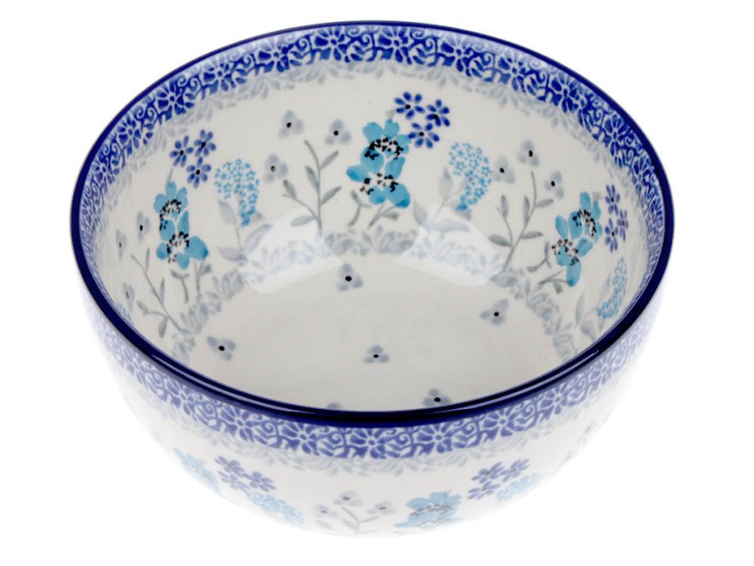 Schüssel 14 cm   Frühling in Blau