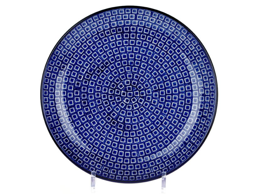 talíř mělký 25 cm   Modrý klenot