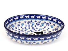 Oval Baking Dish 21 cm (8")   Black Cat