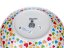Schüssel niedrig 27 cm   Bunte Herzen UNIKAT
