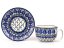 Cup with Saucer 0,35 l (13 oz)   Blue Leaves