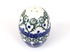 Salt Shaker Blue Leaves