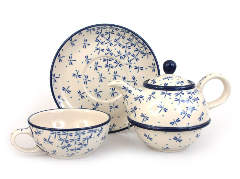 One-cup Teapot 0,6 l+0,25 l   Damselfly
