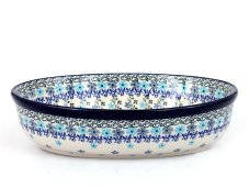 Auflaufform oval 24 cm    Türkis