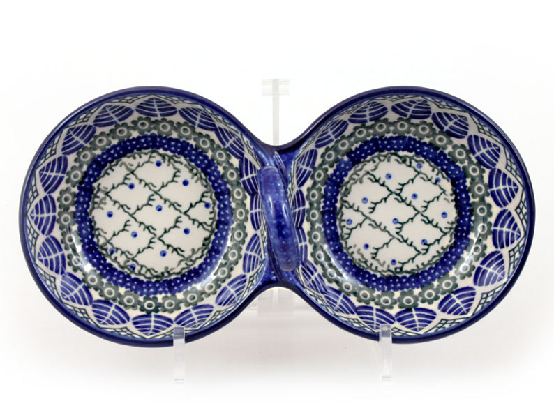 dvojmiska 25 cm   Modré listy