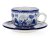 Cup with Saucer 0,2 l (7 oz)   Blue Garden