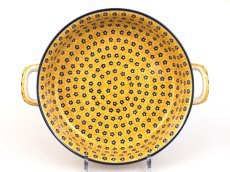 zapékací miska kulatá s uchy 27 cm Žlutý
