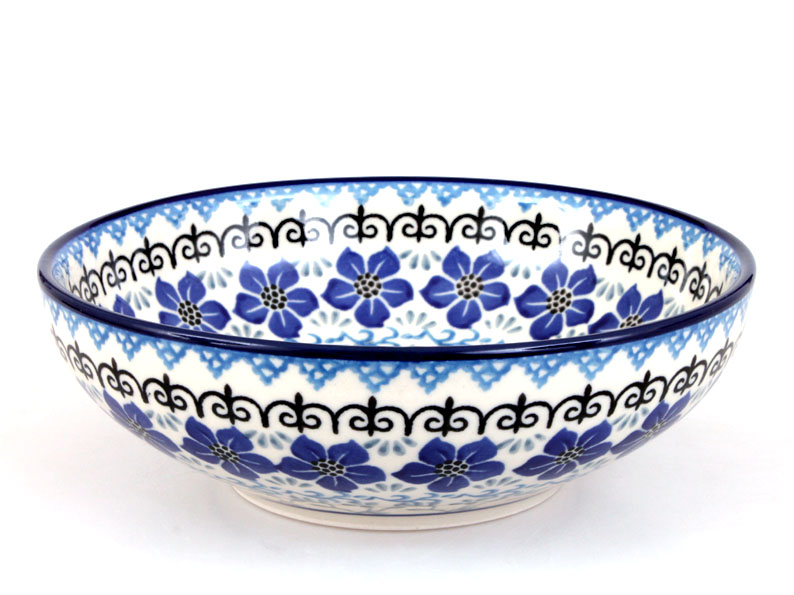 Low Bowl  17 cm (7")   Blue star