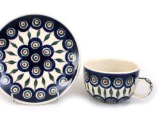 Cup with Saucer 0,2 l (7 oz) Peacock