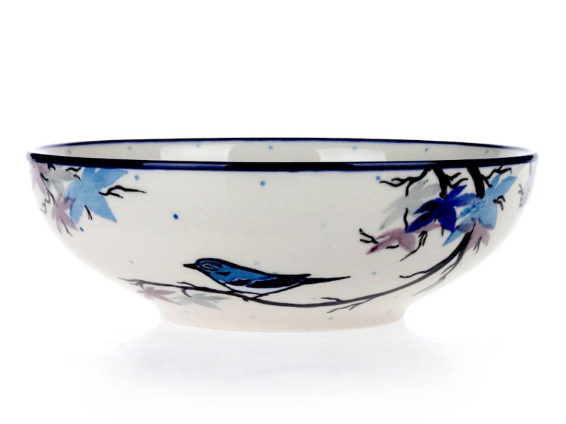Low Bowl  17 cm (7")   Japanese Garden UNIKAT