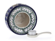 Tea Warmer   Blue Leaves