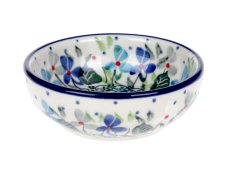 Low Bowl 9 cm (3.5") Violets UNIKAT