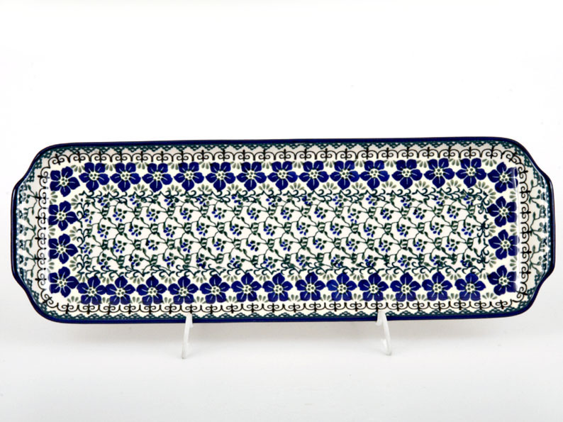 Platter 42 cm (16")   Flax Flower