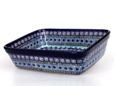 pekáč obdélník malý 24 cm   Aztécké slunce modré