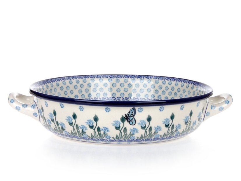 Round Baking Dish 27 cm (11")   Meadow Butterfly