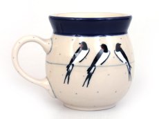Bubble Mug 0,25 l (8 oz)   Swallows UNIKAT