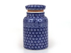 Jar with Cork Lid 18 cm (7")   Lace
