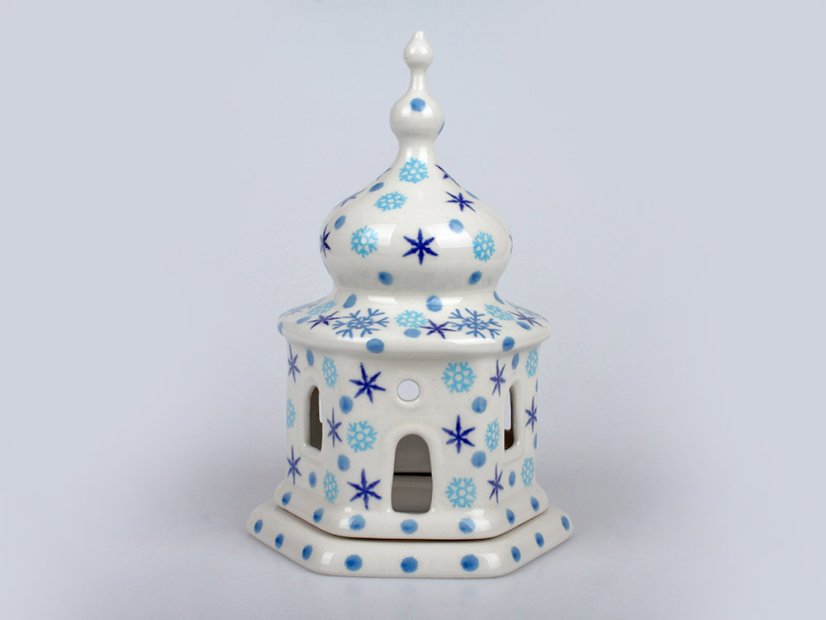 "Curch" Candle Holder 17 cm (7")   Snow Day