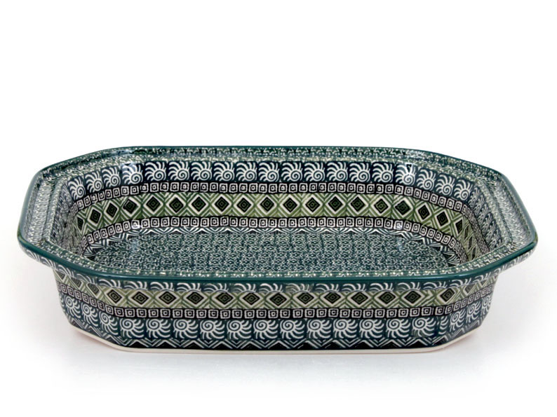Baking Dish with Lid 31 cm (12")   Aztec Sun green