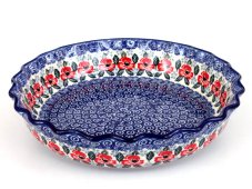 Pie Baking Dish 28 cm (11") Poppies