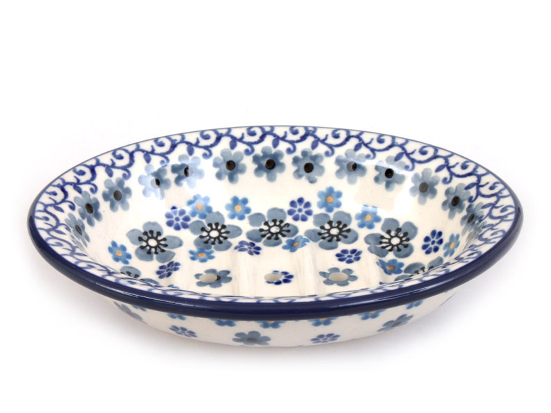 Seifenschale oval 14 cm   Winter Garten