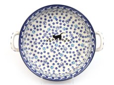 Round Baking Dish 31 cm (12") Black Cat