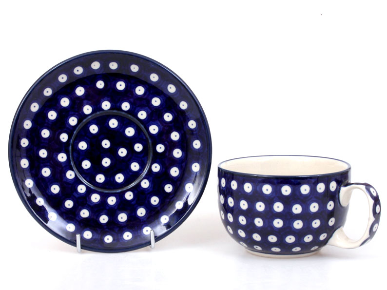 Cup with Saucer 0,35 l (13 oz)   Fish Eyes