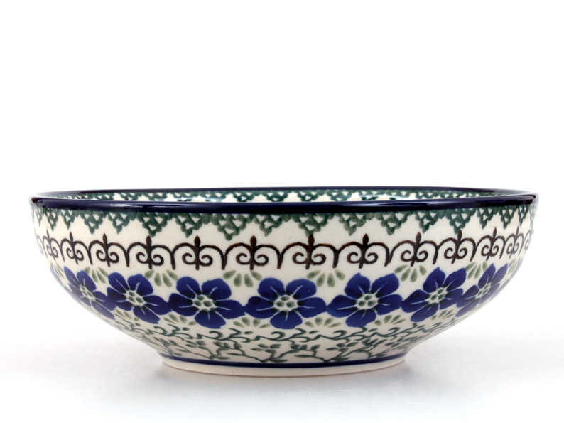 Low Bowl  17 cm (7")   Flax Flower