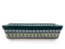 Auflaufform rechteckig 28 cm   Aztec Sonne grüne