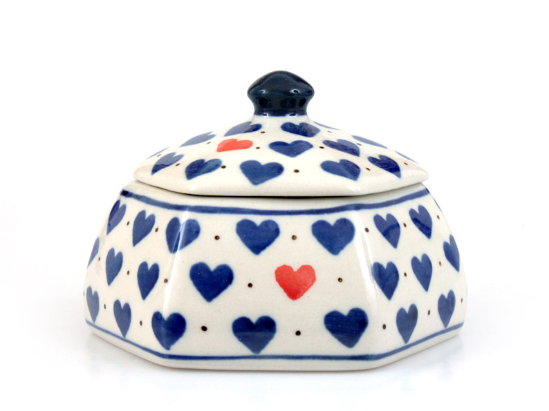 Jar with Lid 10 cm (4")   In Love