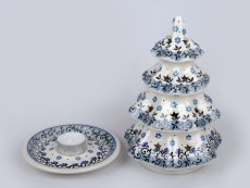 Tree Candle Holder 20 cm (8") Cloudy