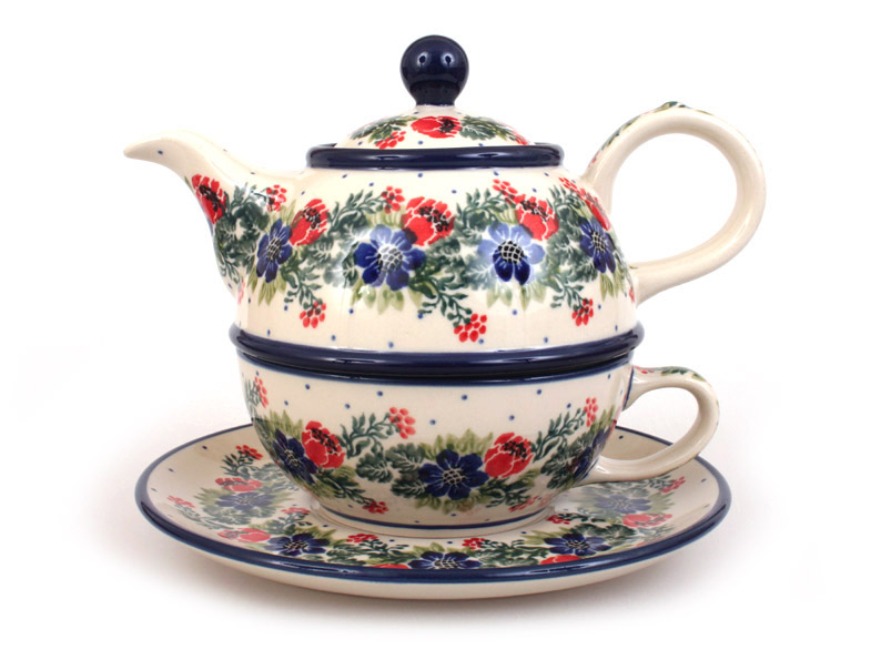 One-cup Teapot 0,6 l+0,25 l   Wreath