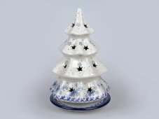 Weihnachtsbaum Windlicht 20 cm   Winter