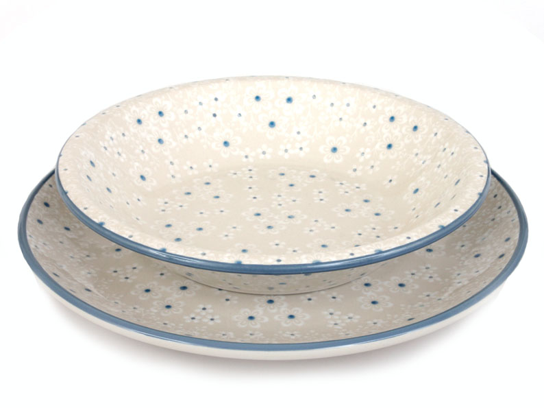 Soup Plate 21 cm (8")   Snow Flowers
